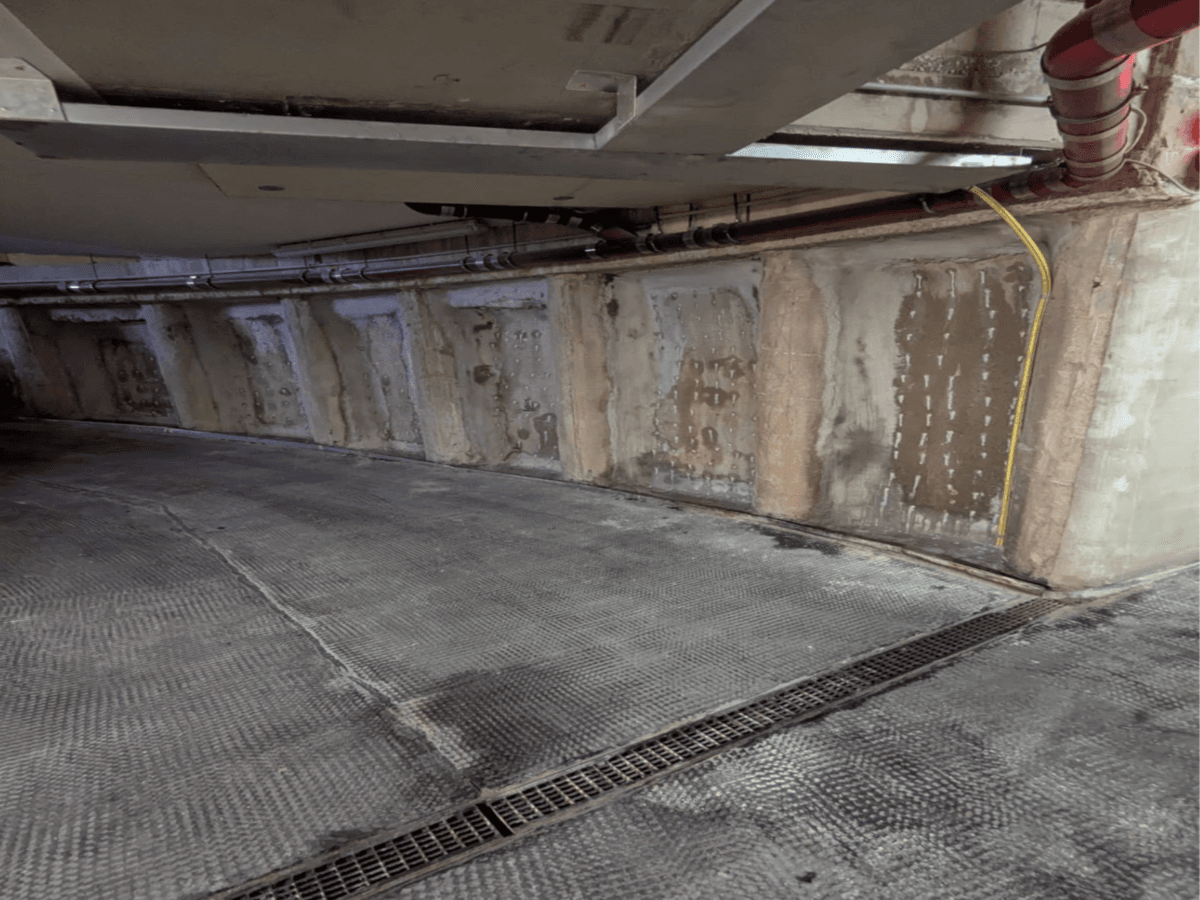  Sanierung einer stark durchfeuchteten Tiefgarage