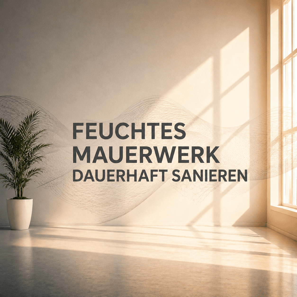 Feuchtes Mauerwerk dauerhaft sanieren