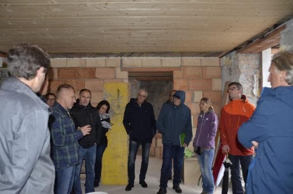 Baustellenbesichtigung Mauertrockenlegung